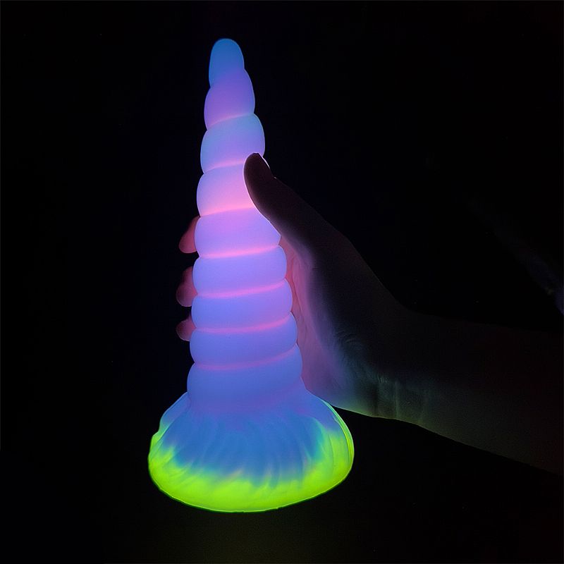 Plug Anal Cônico Alien - Fluorescente - 20,5 x 5,0 (9833) — foto 2