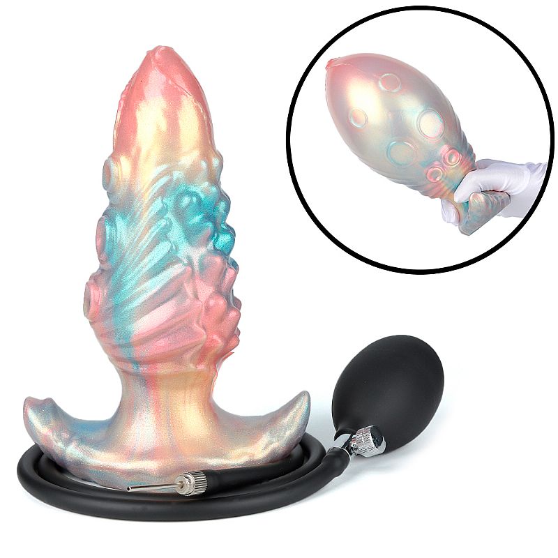 Plug Anal Silicone Inflável - 12,5 X 5,2 (9846) — foto 1