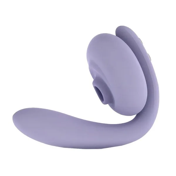 Vibrador e Pulsador de Clitóris Flexível - Tracy's Dog - Lilas