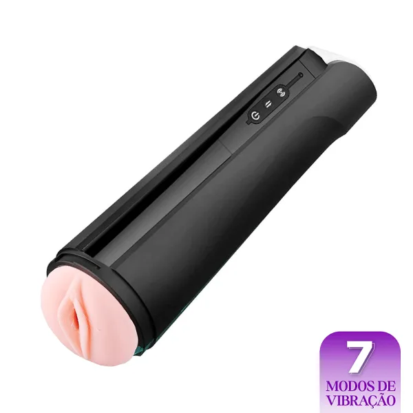 Masturbador Masculino Sonoro com Sobe e Desce Recarregável