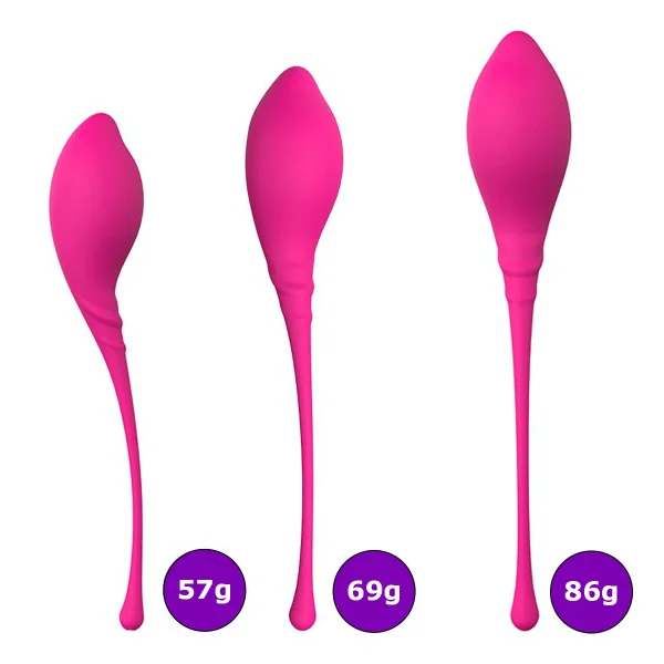 Kit Lamboll para Pompoarismo com 3 Pesos Pink
